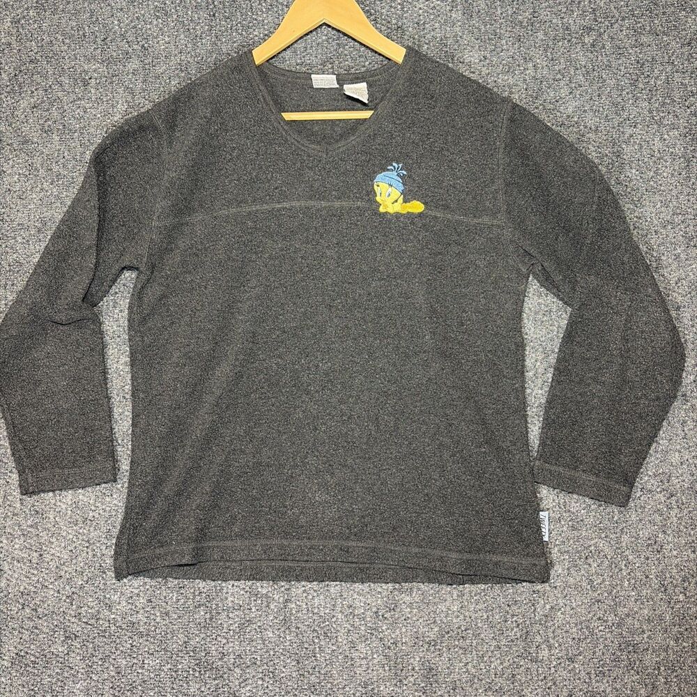 Vintage Y2K fleece Tweety Bird long sleeve size L